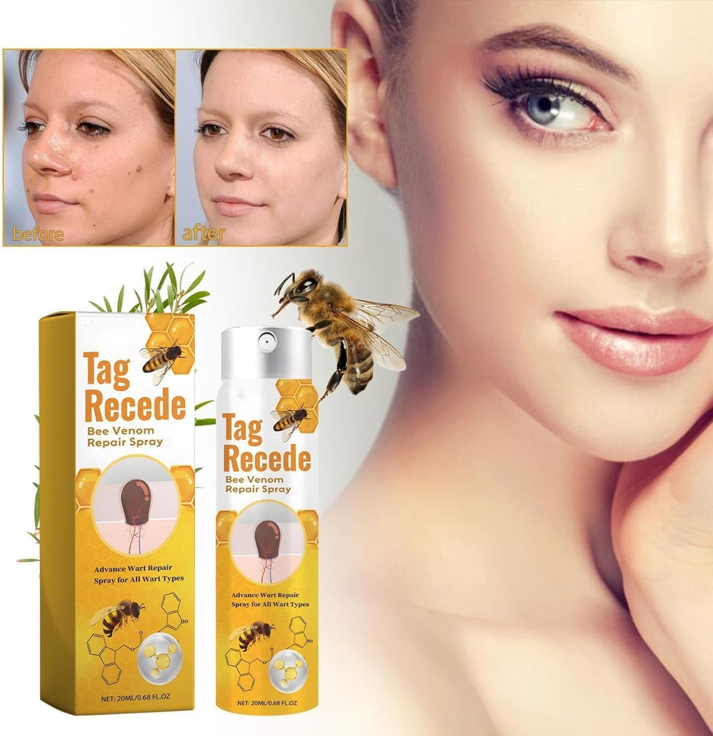 Tag Recede Bees Treatment Spray